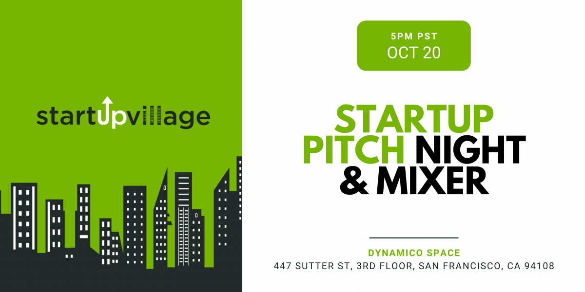 Startup Village Pitch Night & Mixer