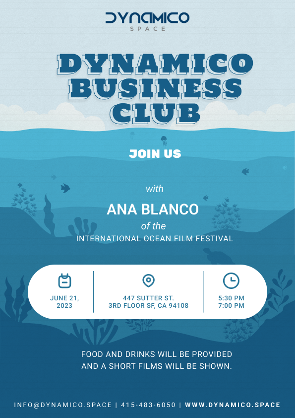 Join with Ana Blanco of the International Ocean Film Festival